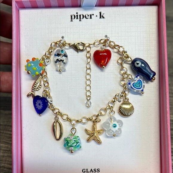 Piper K Nautical Motif Bracelet 🐟♥️🌊🐚 - Picture 6 of 6